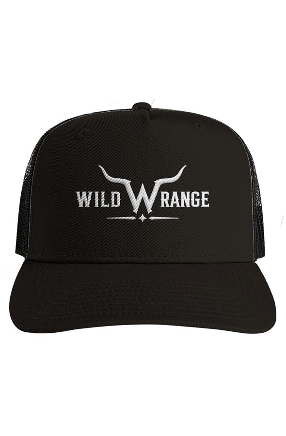 Black Mesh Stock Contrast Trucker