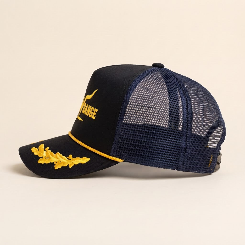Gold Leaf Crown Trucker Hat
