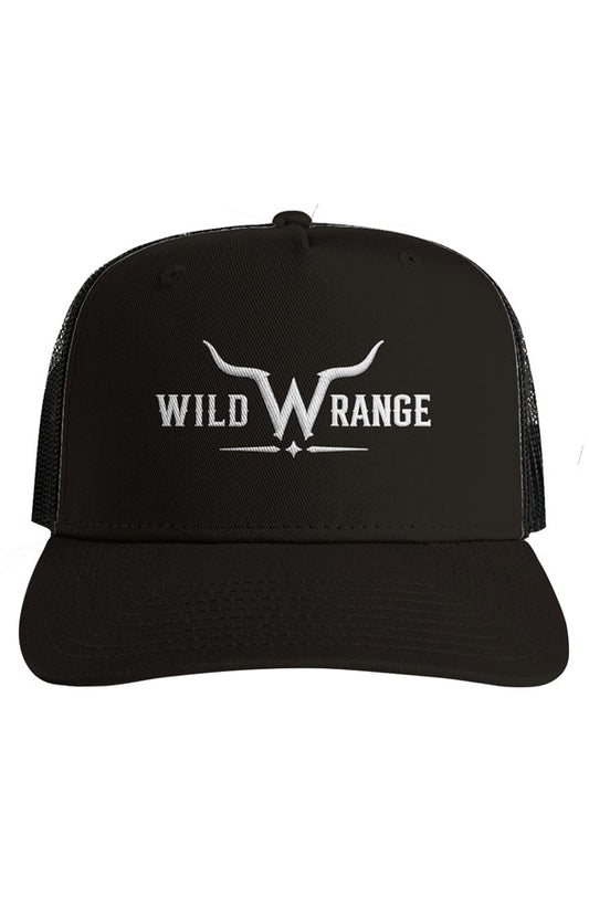 Black Mesh Stock Contrast Trucker